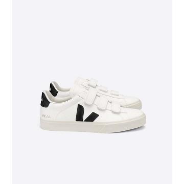 White/Black Men's Veja RECIFE CHROMEFREE Shoes | AU 197BEX